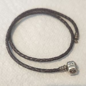 Pandora Leather Wrap Bracelet